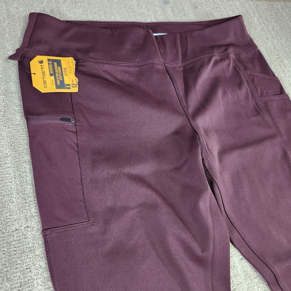 Carhartt Leggings Pants Women XLT Force Fitted Rugged Flex Workwear Utility NEW - Picture 2 of 12